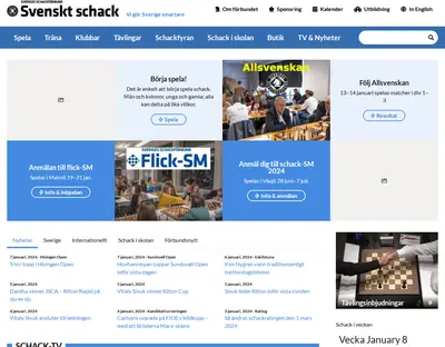 www.schack.se startsida 2024