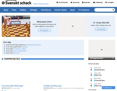 www.schack.se startsida 2025