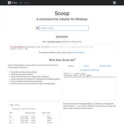 Scoop startsida 2023