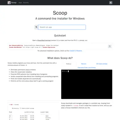 Scoop startsida 2026