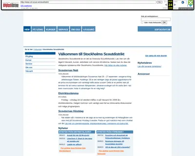 DEMED startsida 2009