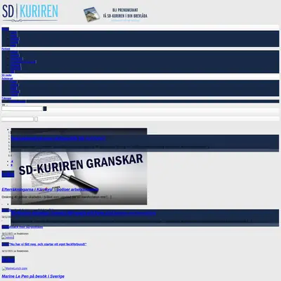 www.sdkuriren.se startsida 2014