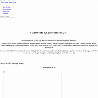 Se hit! startsida 2018