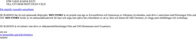 sebarnen.org startsida 2022