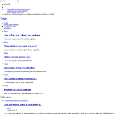 second-opinion.se startsida 2018