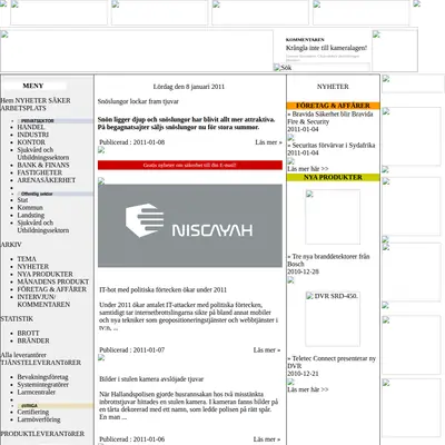 SecurityUser startsida 2011