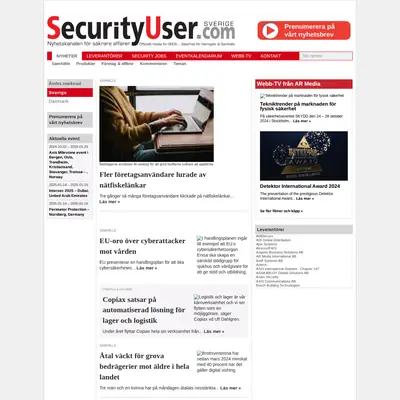SecurityUser startsida 2025
