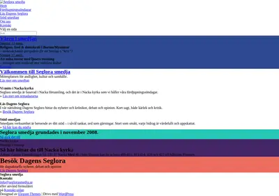 www.seglorasmedja.se startsida 2016