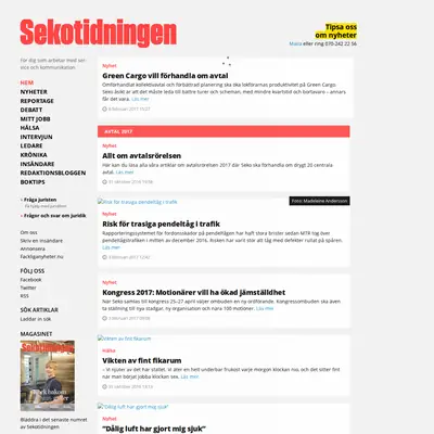 www.sekotidningen.se startsida 2017