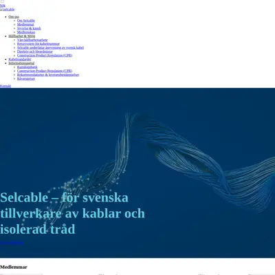 www.selcable.se startsida 2026