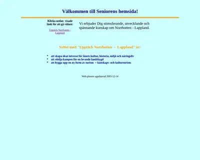 Senioren startsida 2004