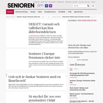 Senioren startsida 2026