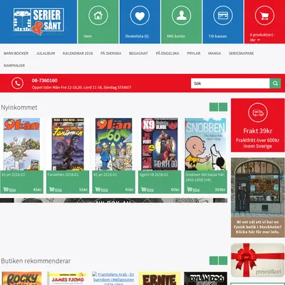 Ankeborgs samlarpocket startsida 2016
