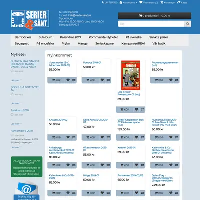 Ankeborgs samlarpocket startsida 2019