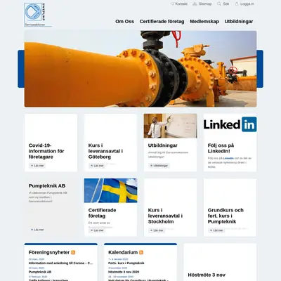 www.servicesektionen.se startsida 2020