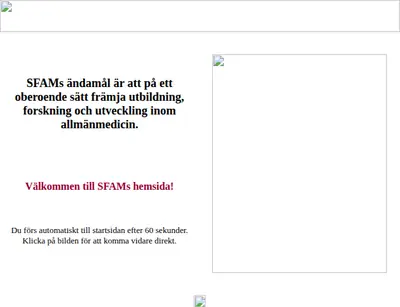 AllmänMedicin (Tidskrift för Svensk förening för allmänmedicin) startsida 2004