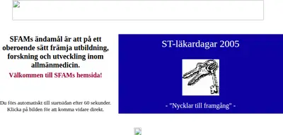 AllmänMedicin (Tidskrift för Svensk förening för allmänmedicin) startsida 2005