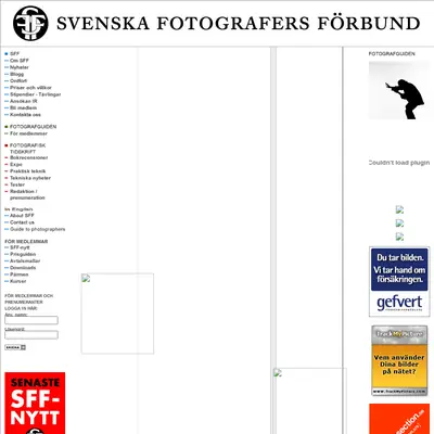 Fotografisk Tidskrift startsida 2008