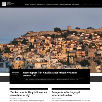 Fotografisk Tidskrift startsida 2022