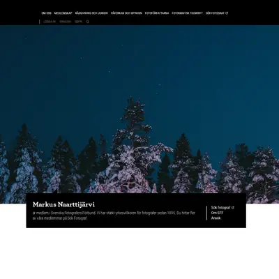 Fotografisk Tidskrift startsida 2026