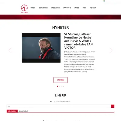 sfstudios.se startsida 2017