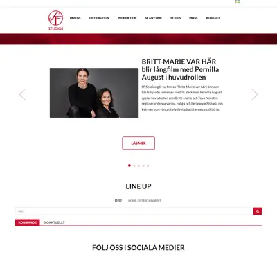 sfstudios.se startsida 2018