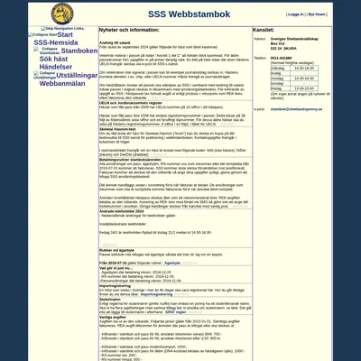 Shettlandsponnyn startsida 2025