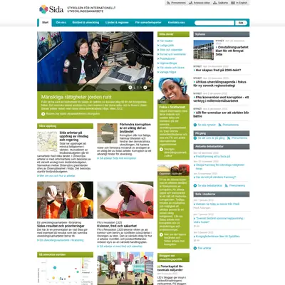 SiDa:n startsida 2011