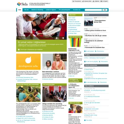 SiDa:n startsida 2012