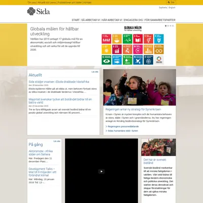 SiDa:n startsida 2016