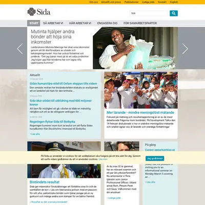 SiDa:n startsida 2018