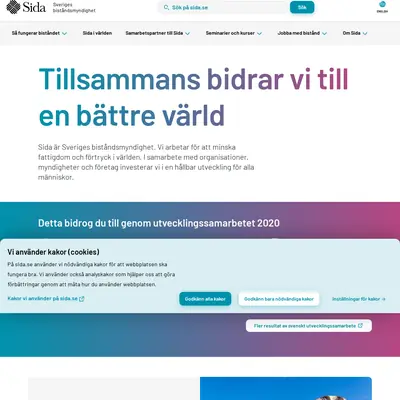 SiDa:n startsida 2022