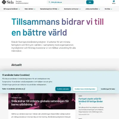 SiDa:n startsida 2023