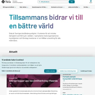 SiDa:n startsida 2024