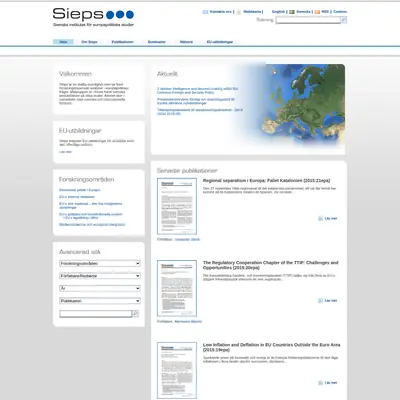 Sieps startsida 2015