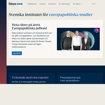 Sieps startsida 2026