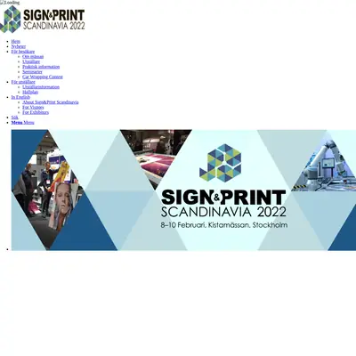 Sign&Print startsida 2021
