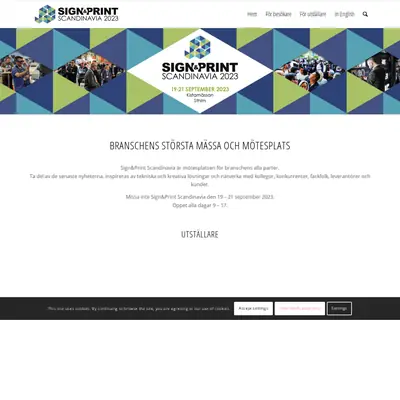 Sign&Print startsida 2023