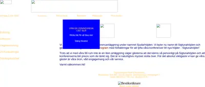 www.sigtunahojden.se startsida 2002