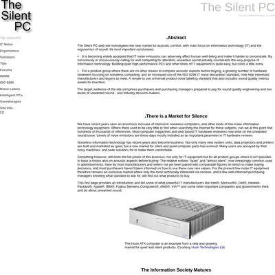 silent.se startsida 2004