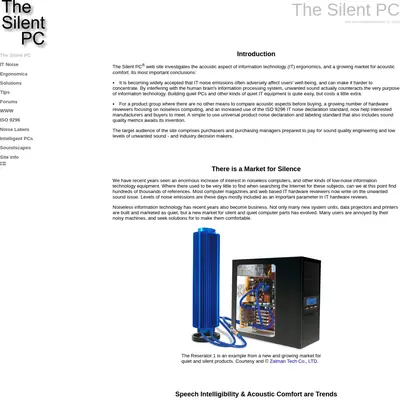 silent.se startsida 2011