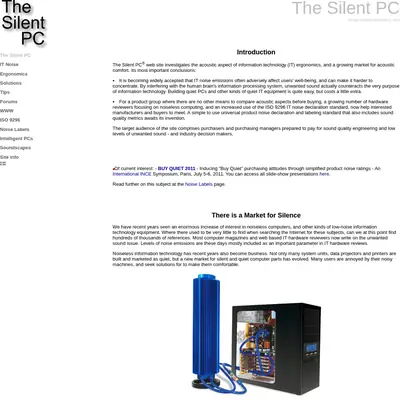 silent.se startsida 2012