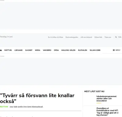 siljannews.se startsida 2018