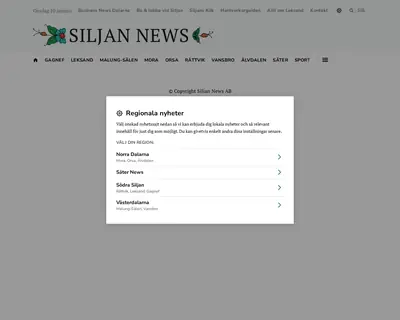 siljannews.se startsida 2024