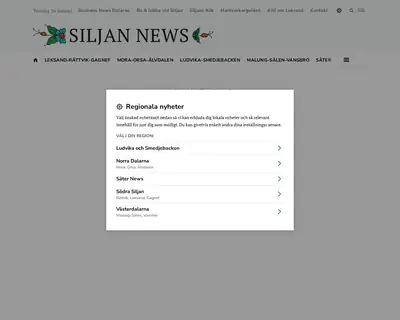 siljannews.se startsida 2025
