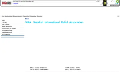SIRA BLADET startsida 2009