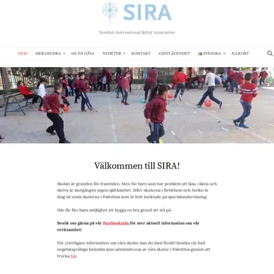 SIRA BLADET startsida 2018