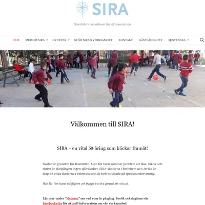 SIRA BLADET startsida 2020