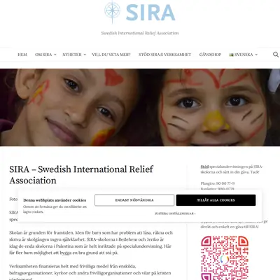 SIRA BLADET startsida 2021