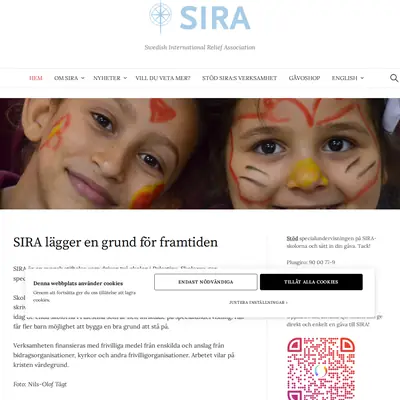 SIRA BLADET startsida 2023